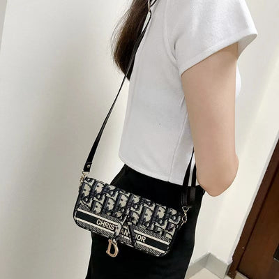 Stylish CD Phone Bag with Crossbody Strap