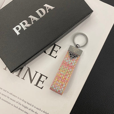 Prada Lady Keychain - Elegant Fashion Accessory with Logo