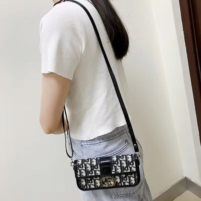 Elegant Christian Dior Phone Pouch Bag with Built-in Power Bank