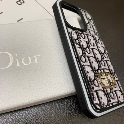 CD Luxury Phone Case with Card Holder for iPhone