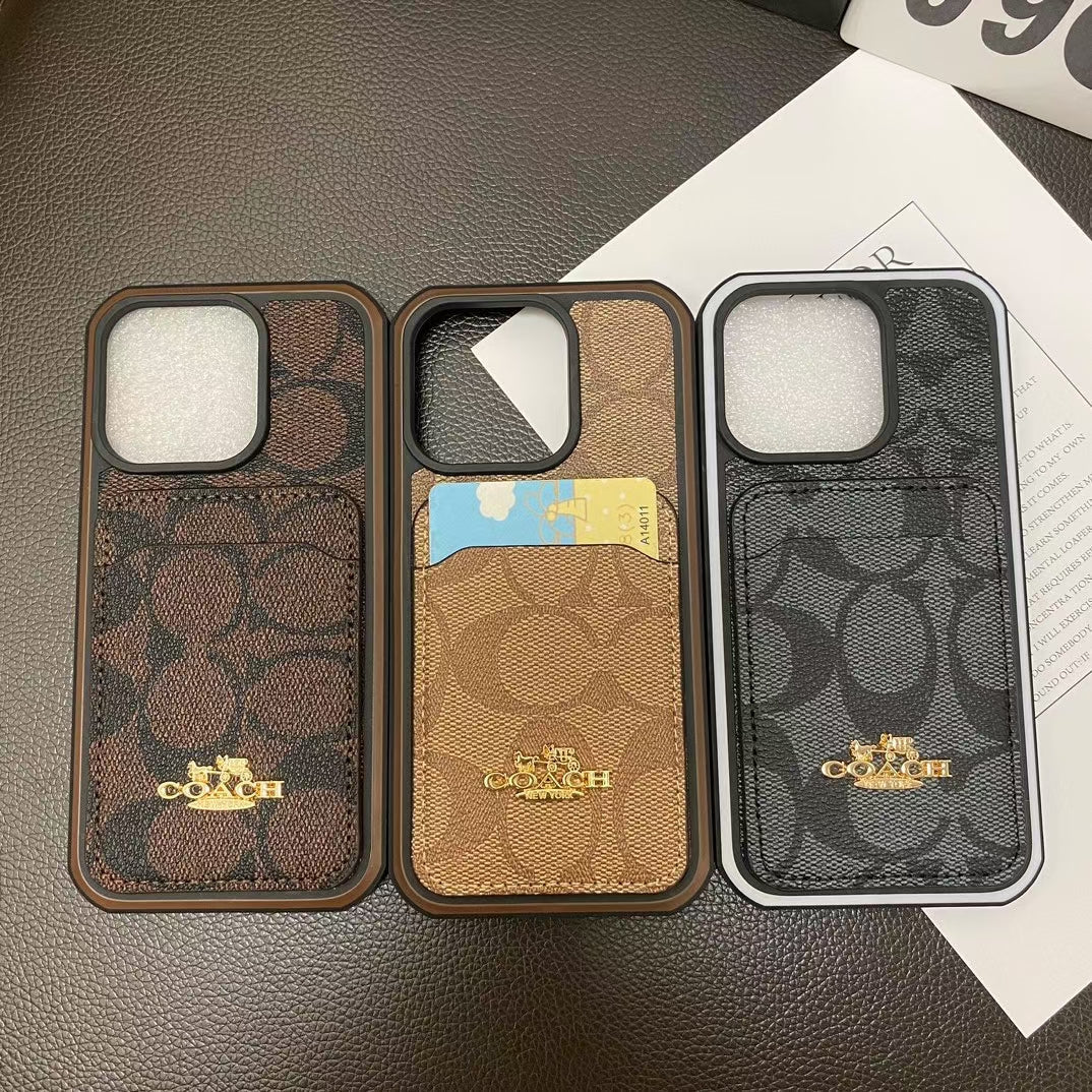 Chic CO iPhone Case with Built-in Card Holde