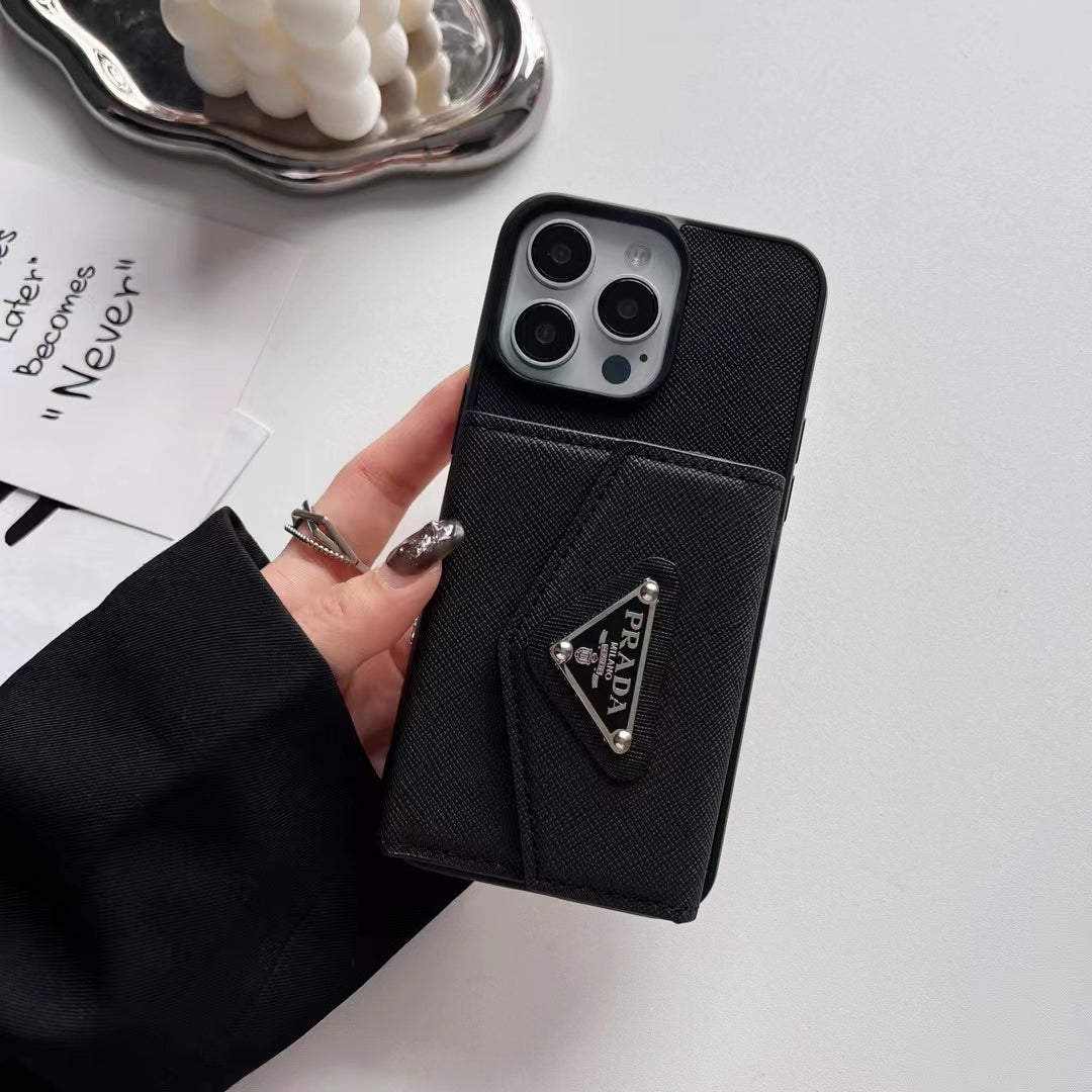 Elegant PR iPhone Case with Card Holder