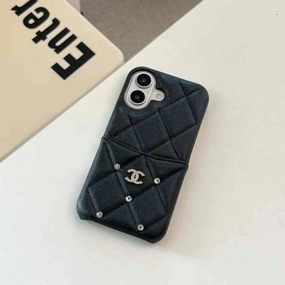 Quilted Luxury iPhone Case with Inspired Design
