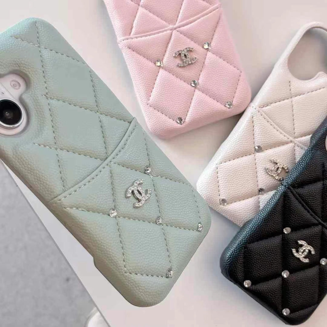 Quilted Luxury iPhone Case with Inspired Design