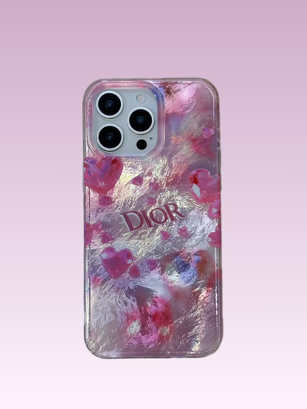 Luxury Crystal Heart Inspired iPhone Case