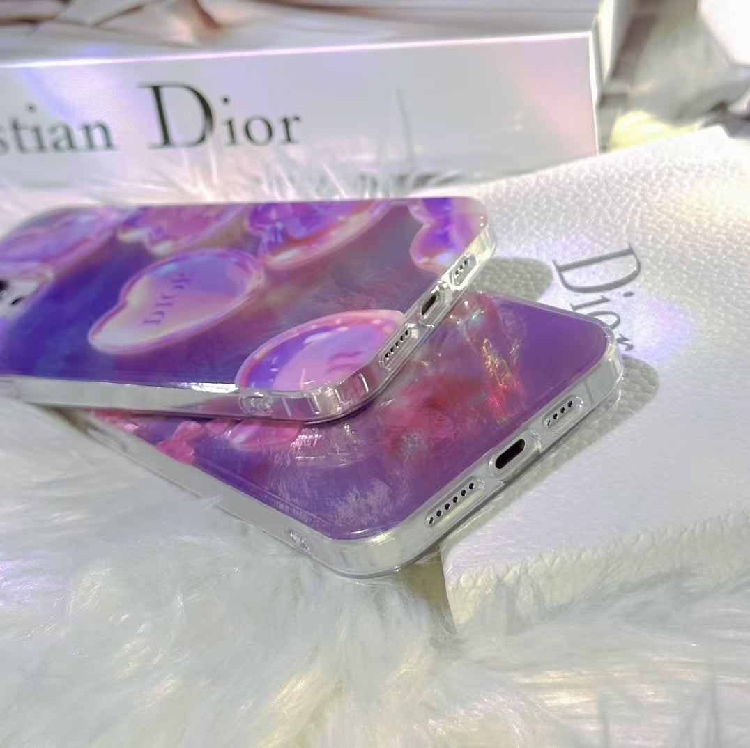 Luxury Crystal Heart Inspired iPhone Case