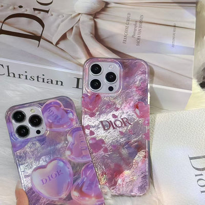 Luxury Crystal Heart Inspired iPhone Case