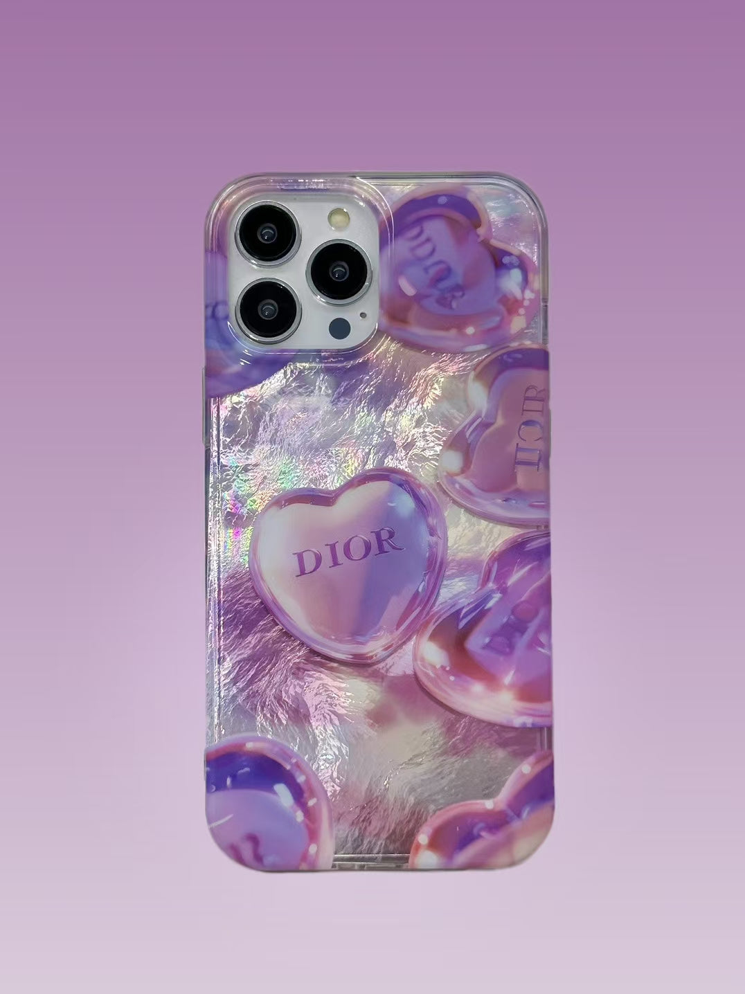 Luxury Crystal Heart Inspired iPhone Case