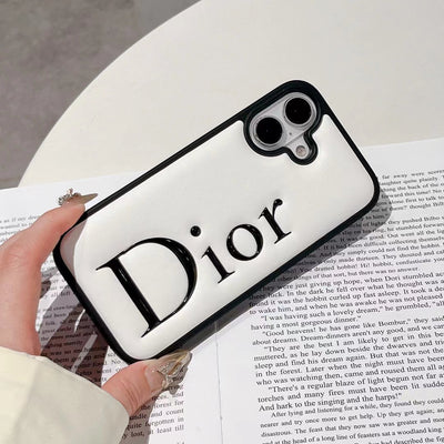 Luxury Raised Letter Minimalist iPhone Case