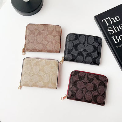 Luxury CO Monogram Zipper Wallet