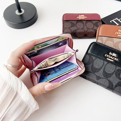 Luxury CO Monogram Zipper Wallet