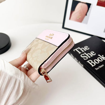 Luxury CO Monogram Zipper Wallet