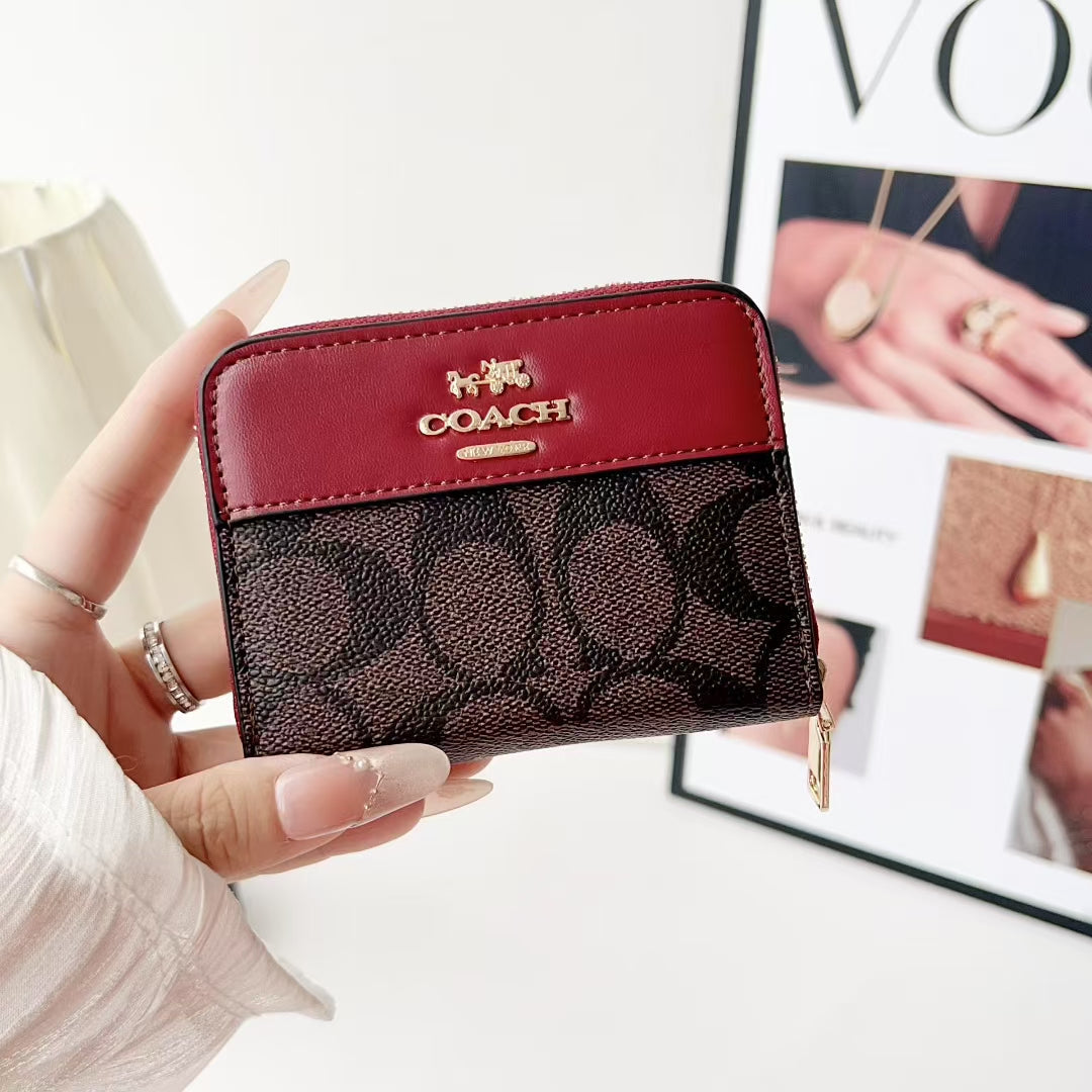 Luxury CO Monogram Zipper Wallet