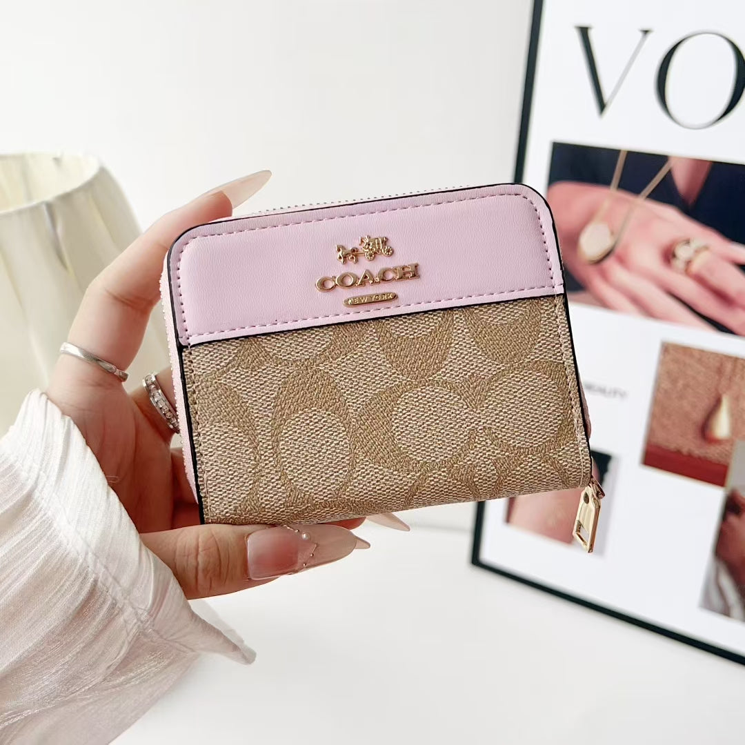 Luxury CO Monogram Zipper Wallet