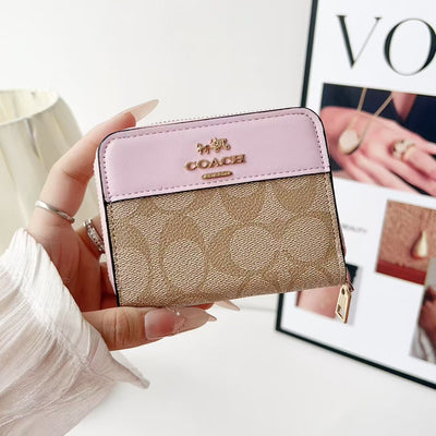 Luxury CO Monogram Zipper Wallet