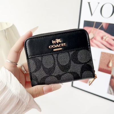 Luxury CO Monogram Zipper Wallet