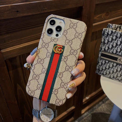 Premium Gucci iPhone Case with Classic GG Pattern