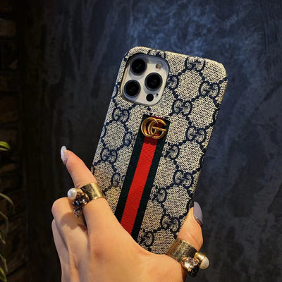 Premium Gucci iPhone Case with Classic GG Pattern