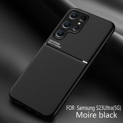 Car Magnetic Holder Leather Phone Case