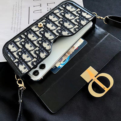 Stylish Christian Dior Phone Holder with Adjustable Strap