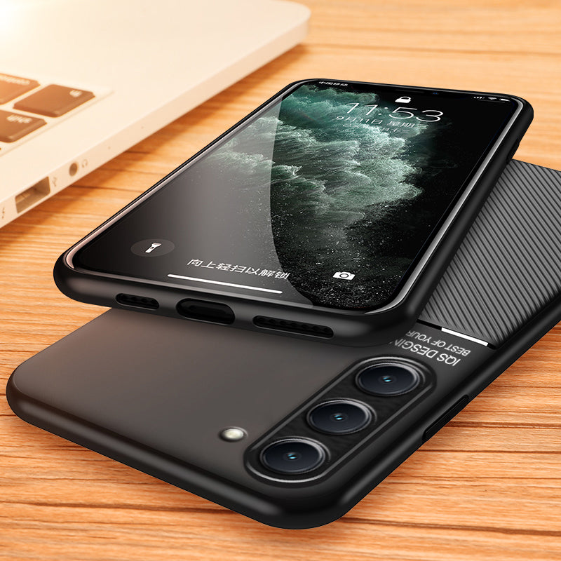 Car Magnetic Holder Leather Phone Case