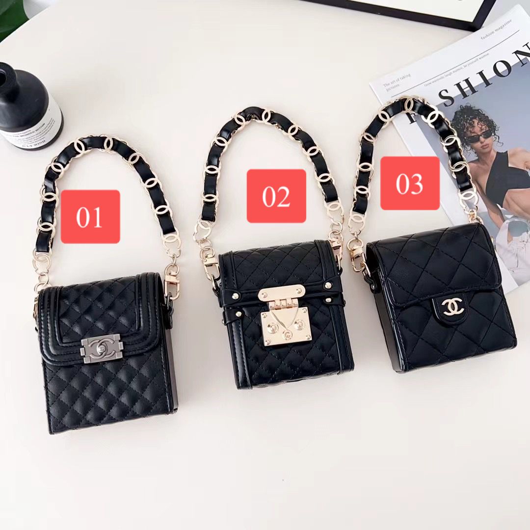 Luxury CC Phone Bag for Samsung Z Flip