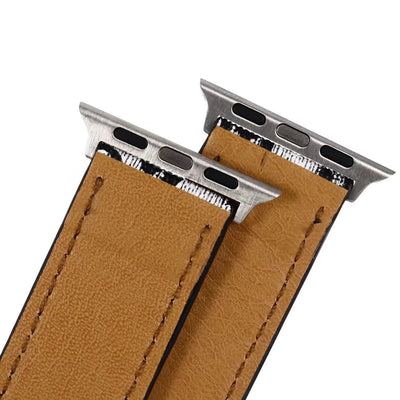 Luxurious Dior Apple Watch Band in silver metal