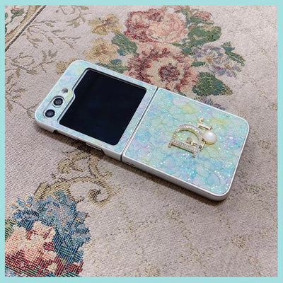 Samsung Z Flip and Z Fold phone case: Side angle with Dior branding