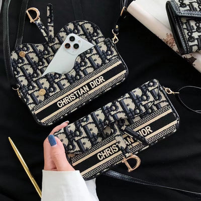 D Luxury Phone Bag with Crossbody Strap