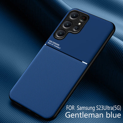 Car Magnetic Holder Leather Phone Case