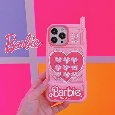 Barbie Movie 3D Cartoon Pink Princess iPhone Case