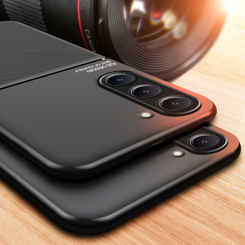 Car Magnetic Holder Leather Phone Case