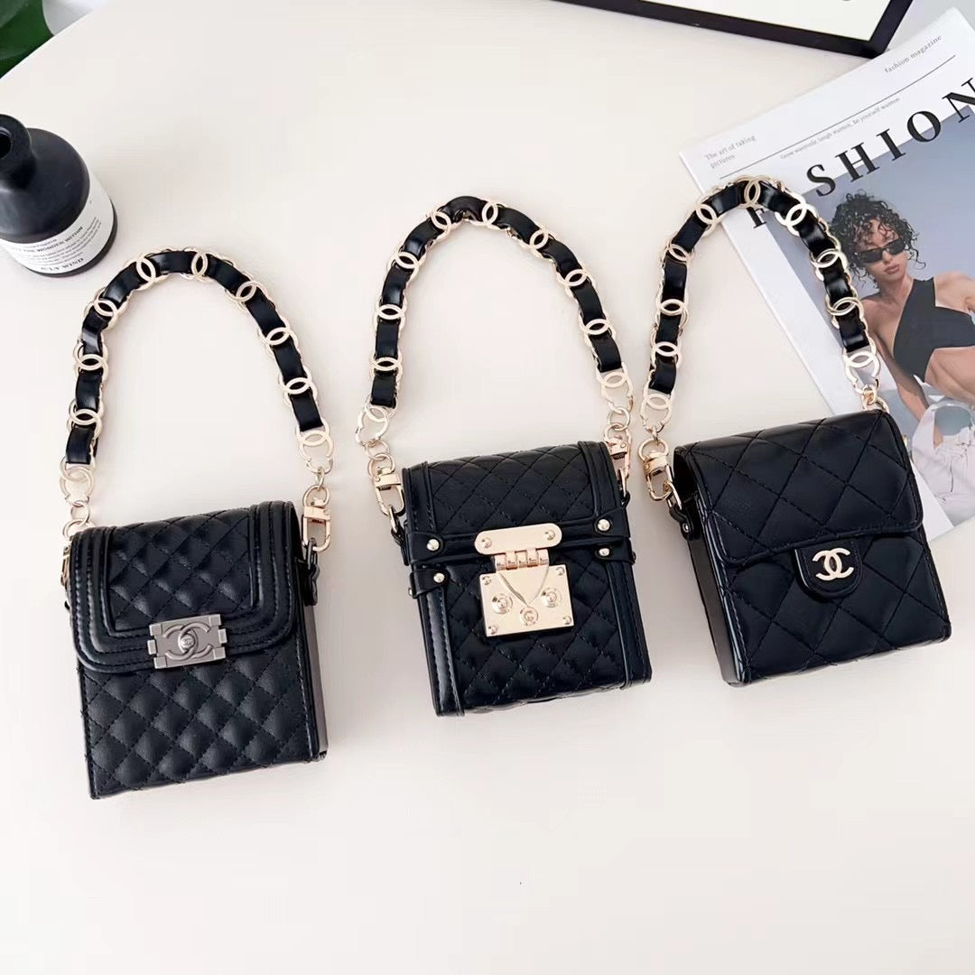 Luxury CC Phone Bag for Samsung Z Flip