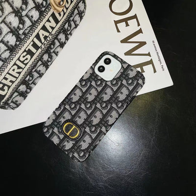 Elegant DIOR iPhone case with iconic logo
