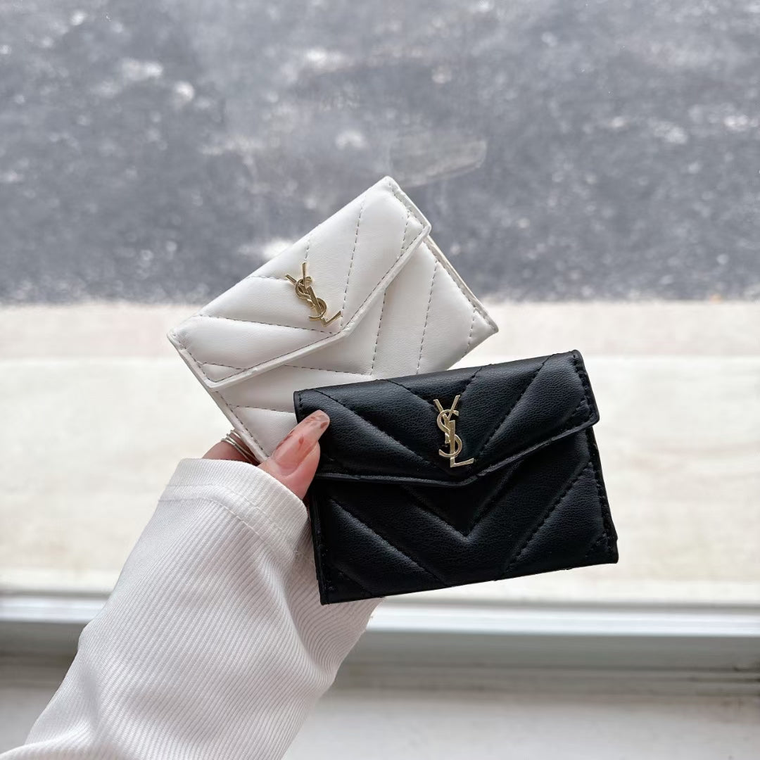 Timeless YL Wallet Card Holder - Luxury Edition: A symbol of understated luxury.