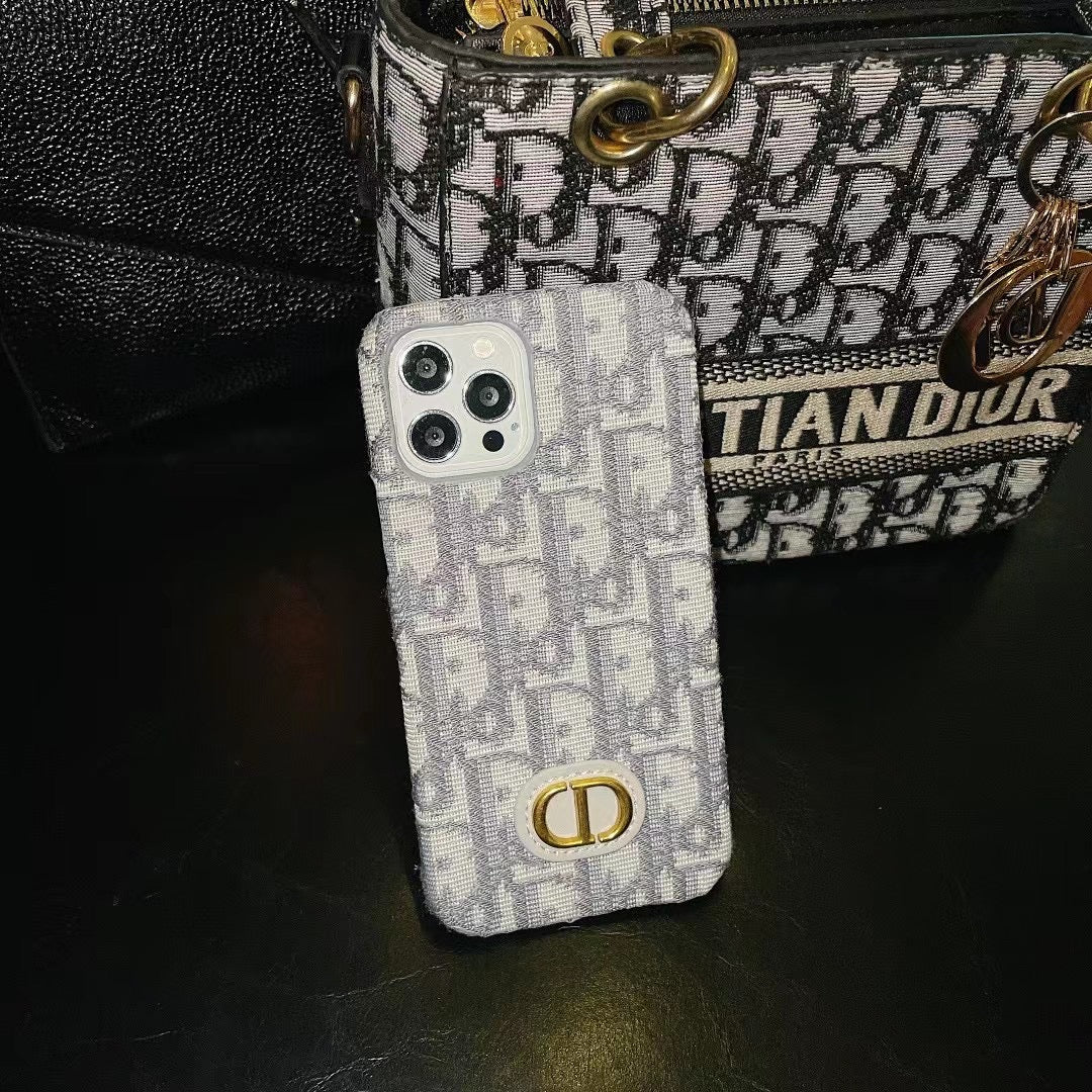 Chic DIOR iPhone case with exquisite craftsmanship