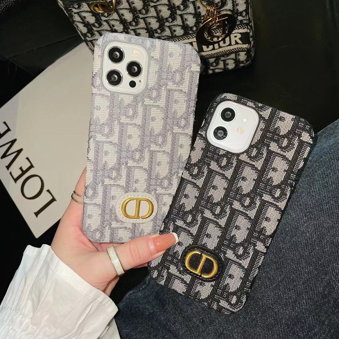 Classic DIOR phone case for iPhone with superior protection