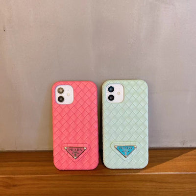 Designer iPhone Case with Prada Logo