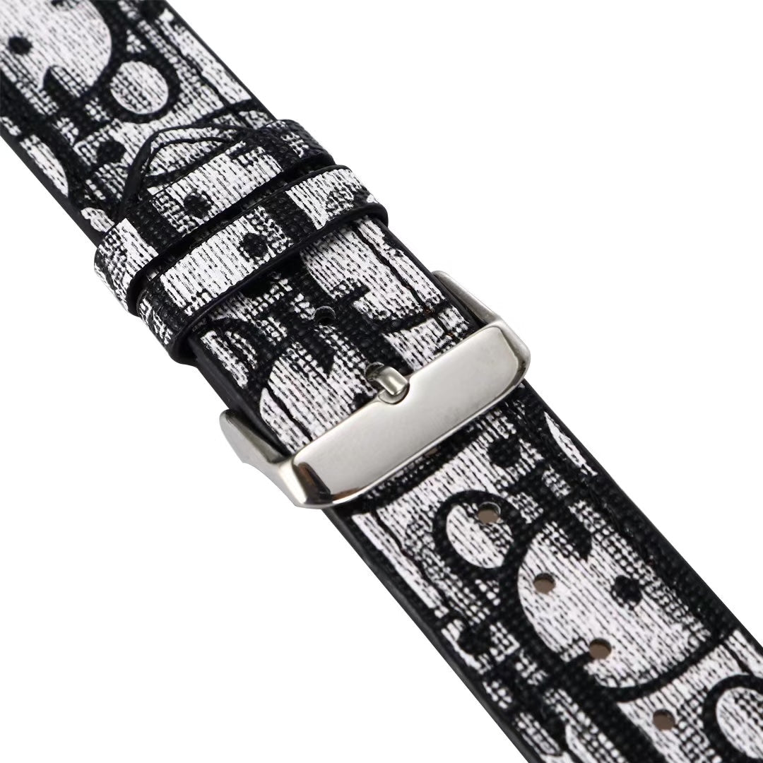 Chic Dior Apple Watch Band with adjustable fit