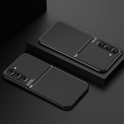 Car Magnetic Holder Leather Phone Case