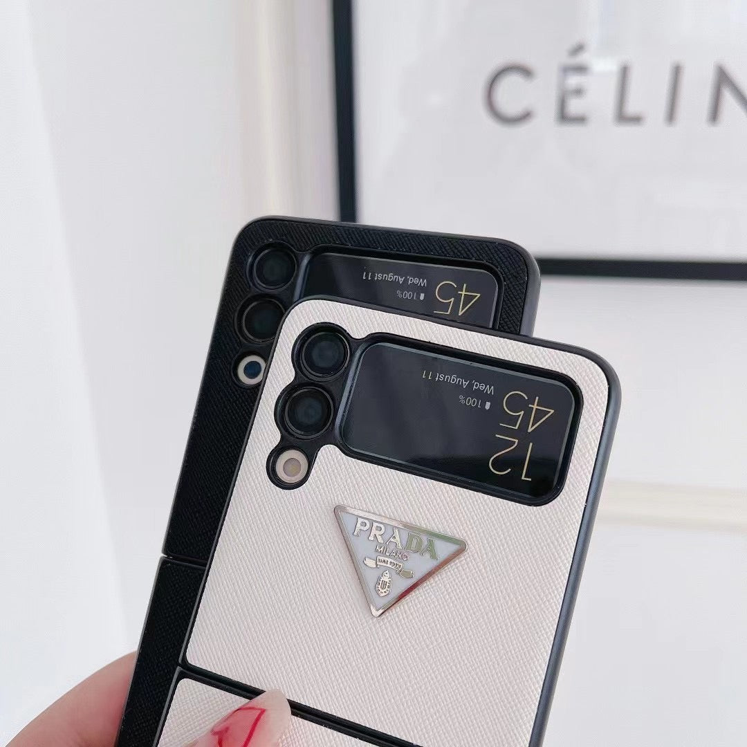 High-quality protective case designed by PRADA for Galaxy Z Flip & Z Fold