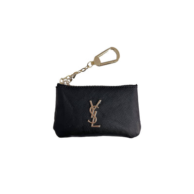 Luxury YL-Inspired Coin Pouches with Keychain