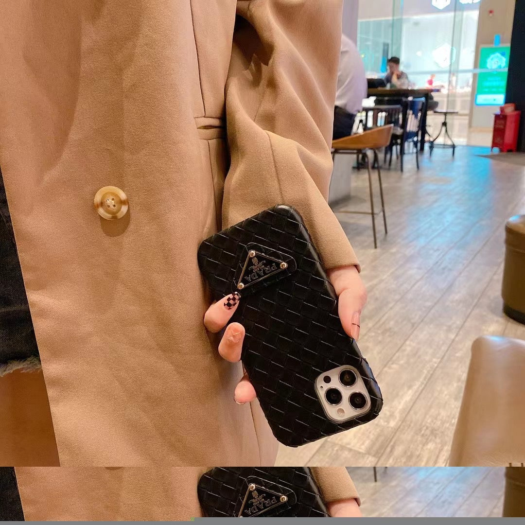 Chic Snake Print Phone Cover from Prada