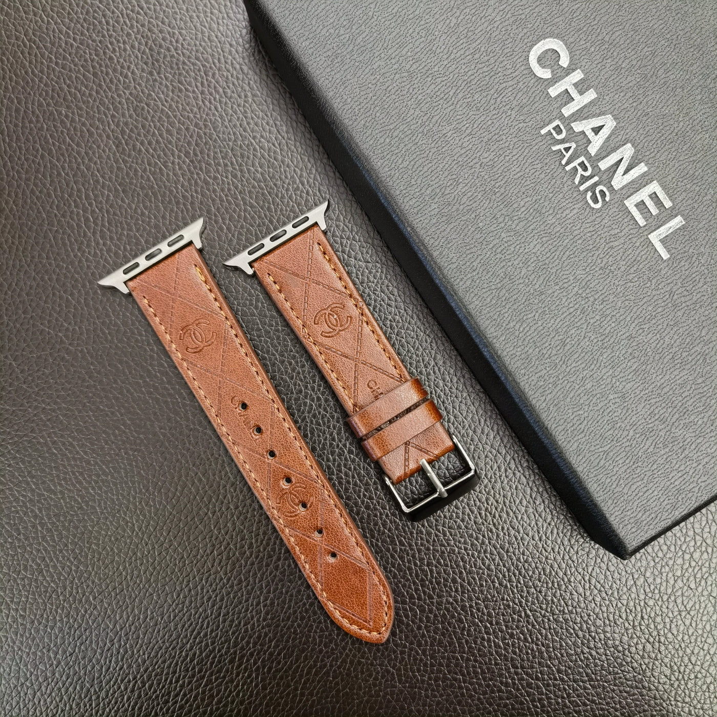 Luxury CC Apple Watch Band Strap