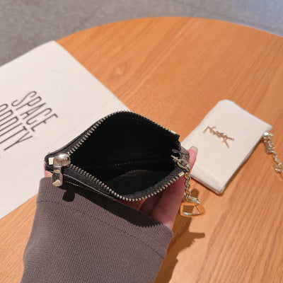 Luxury YL-Inspired Coin Pouches with Keychain