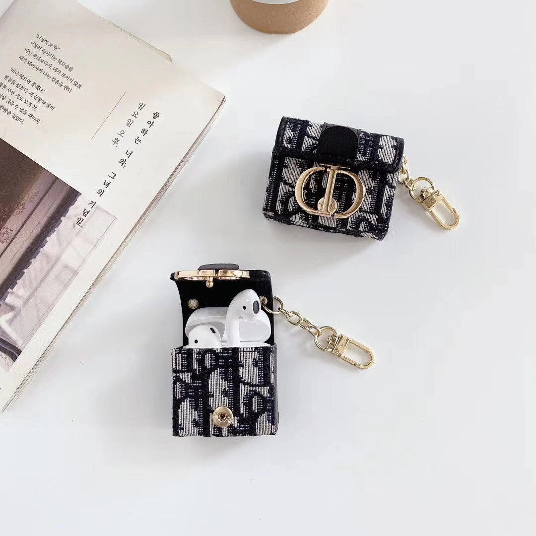 Luxury DIOR AirPods Cover - Elegant Protection