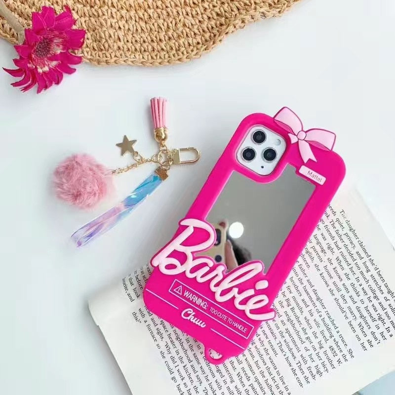 Barbie Cute Soft Mirror iPhone Case