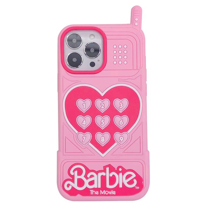 Barbie Movie 3D Cartoon Pink Princess iPhone Case