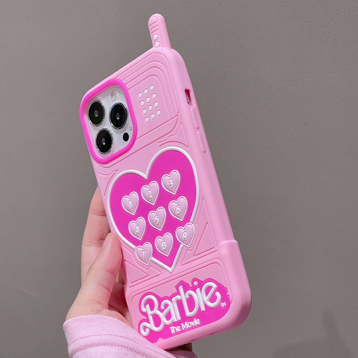 Barbie Movie 3D Cartoon Pink Princess iPhone Case