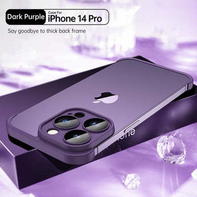 Corner Luxury Silicone Lens-Protective Case for iPhone